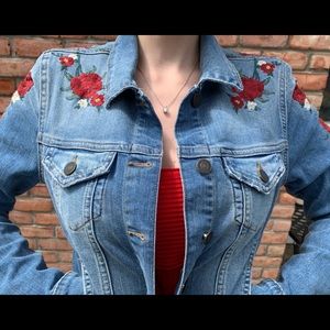 Beautiful embroidered denim jacket!